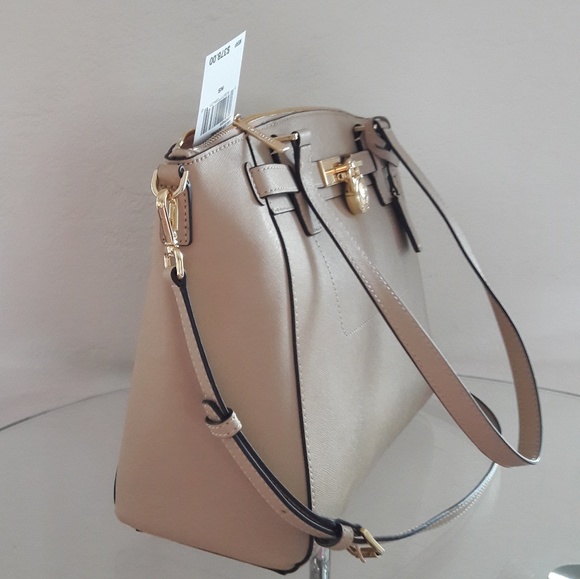 NWT MICHAEL KORS HAMILTON TRAVELER ZIP SATCHEL - Picture 3 of 6